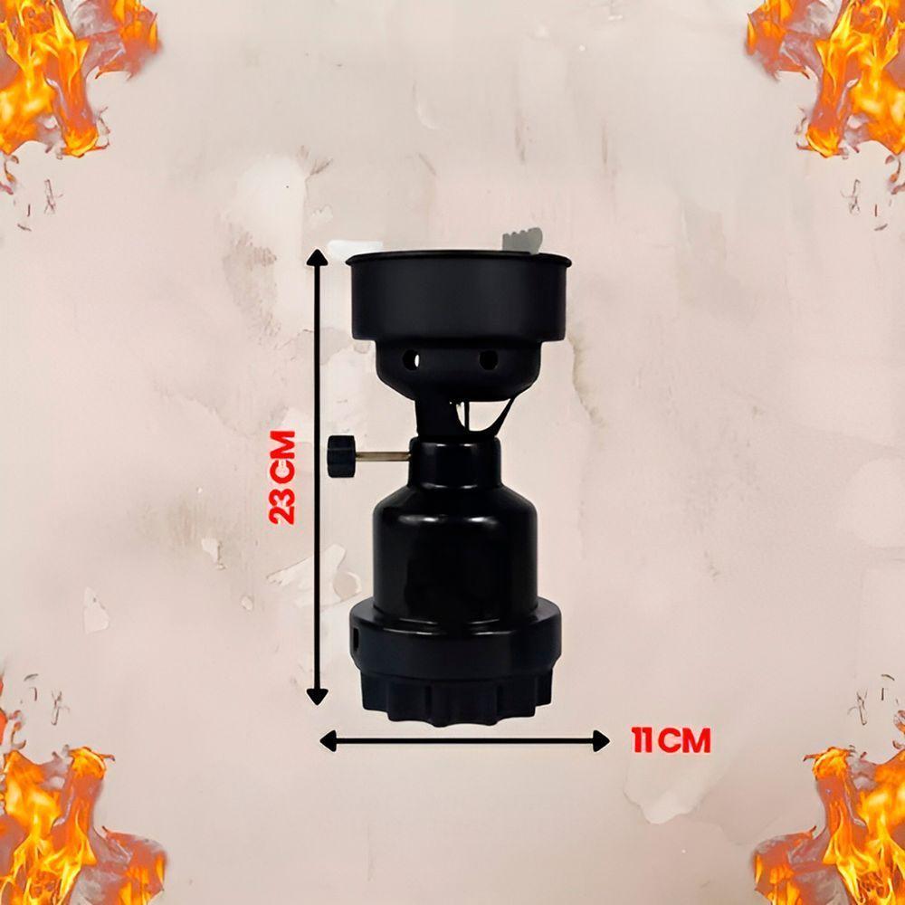 Fogareiro Acendedor De Carvão A Gás Portátil Azul - 4