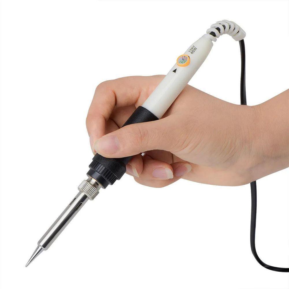 Kit Ferro Solda + Tubete Estanho Com Resina E Sugador Solda - 3