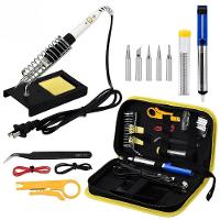 Kit Ferro Solda + Tubete Estanho Com Resina E Sugador Solda - 5