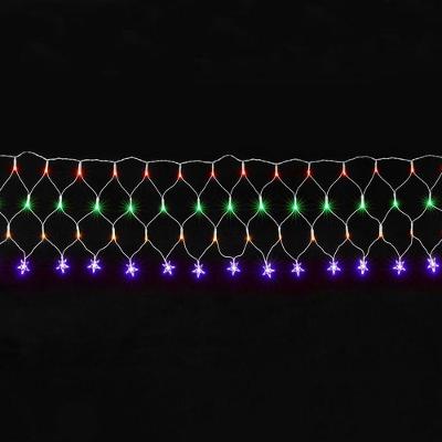 Pisca De Led Rede Com Estrela Na Ponta 120l 3,5x0,5m 8 Modos 110v Cores Colorido