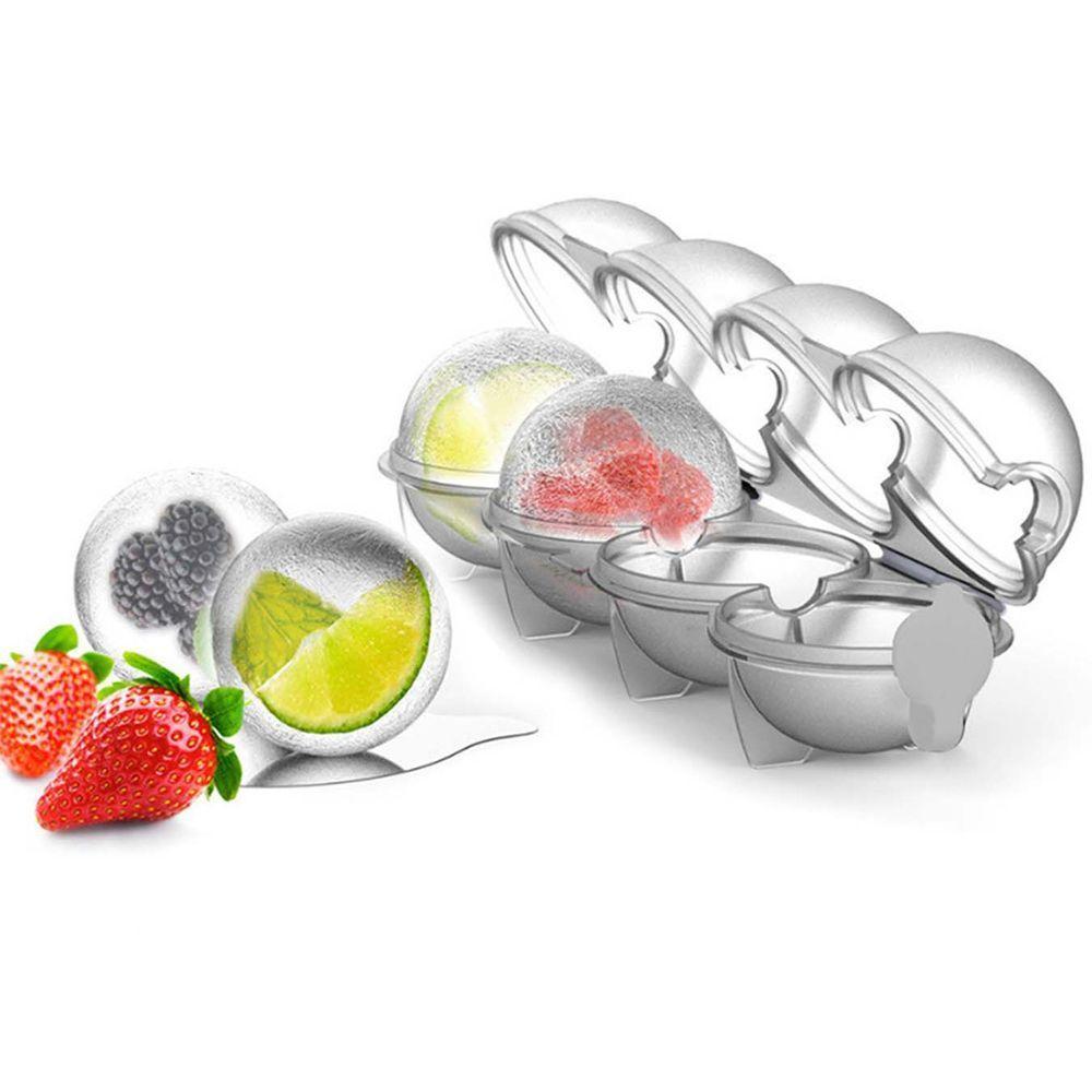 Forma De Gelo Esfera Bola Grande Redonda Bar Whisky Plastico - 1