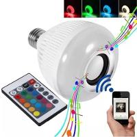 Sto391 - Lampada Led Musical Rgb Bluetooth Controle Remoto 8 Cores - 2