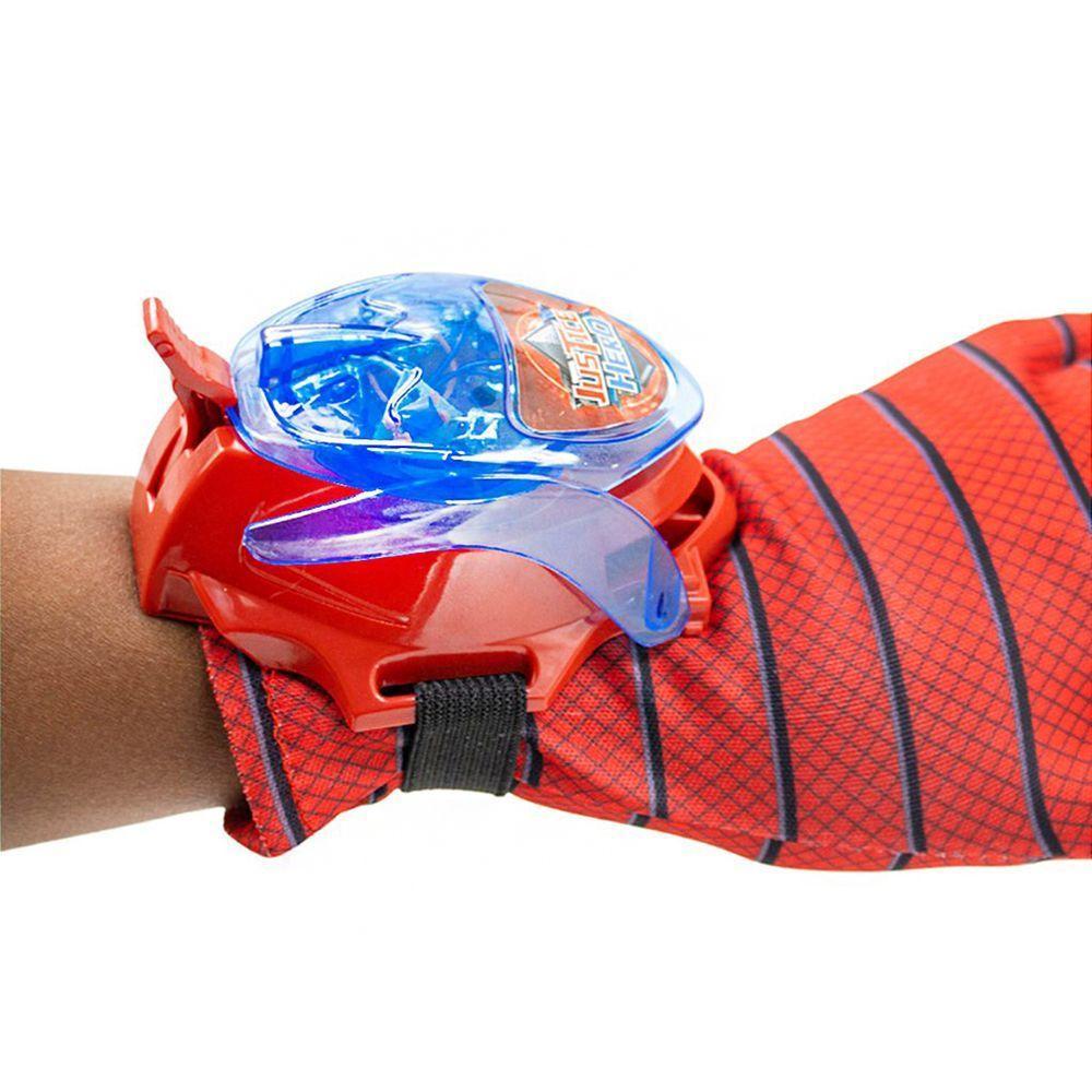 Luva Lançador Disco Aranha Brinquedo Presente Menino Com Som - 5