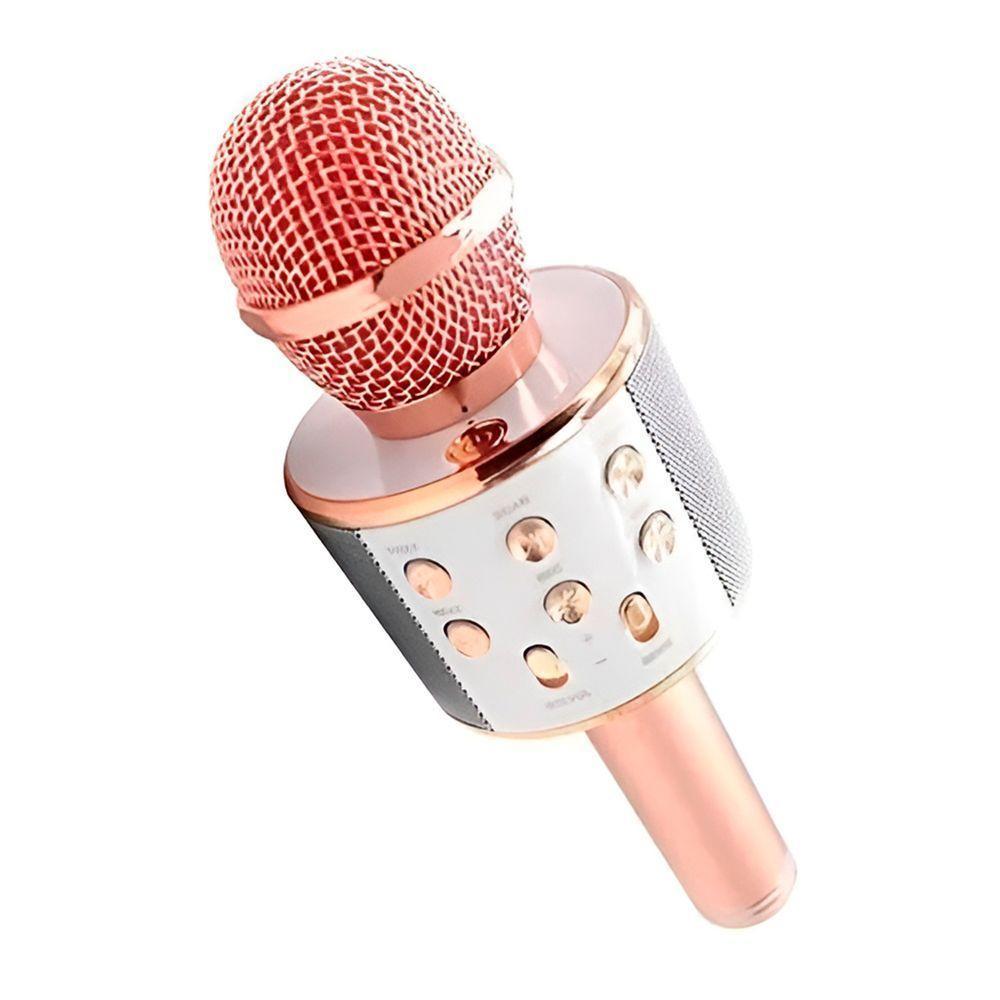 Microfone Karaoke Sem Fio Bluetooth Caixa Som - 2