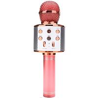 Microfone Karaoke Sem Fio Bluetooth Caixa Som - 1