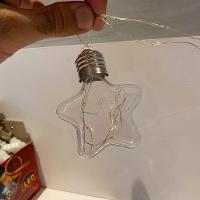 Fio De Led Com 10 Lâmpadas Estrelas Fio De Fada Usb E Pilha Aa Branco Quente - 2