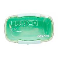 Marmita Pote 650ml Com Tampa Garfo Colher Freezer Micro-ondas Fit Verde - 5