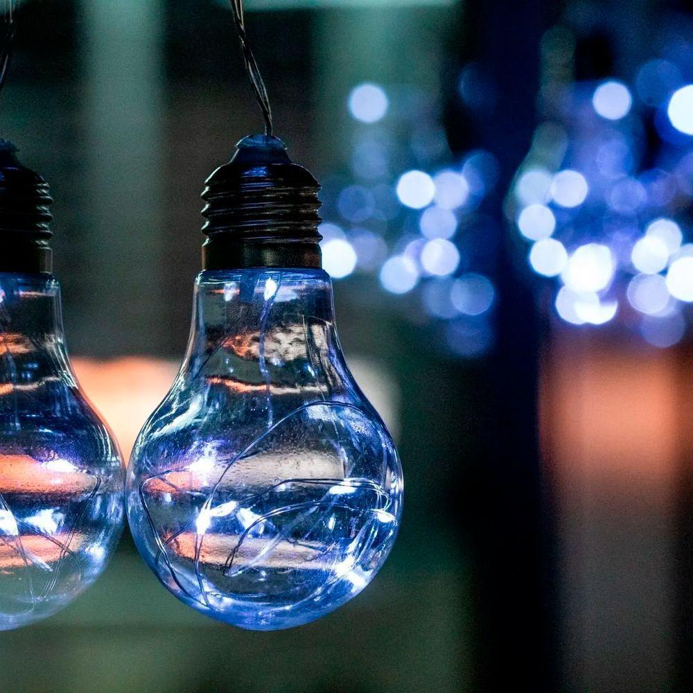 Fio De Fada Com 10 Lampadas De Led Pisca Usb E Pilha Cores Branco Frio - 1