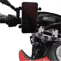 Suporte Garra Para Celular Moto Universal Com Carregador Usb - 4
