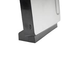 Relogio Alarme Led Espelhado Usb Com Projetor De Hora Preto - 5