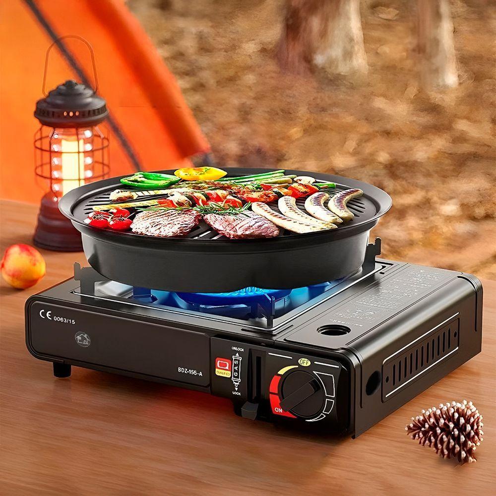 Mini Fogareiro A Gás Portátil Multiuso Acampamento - 1