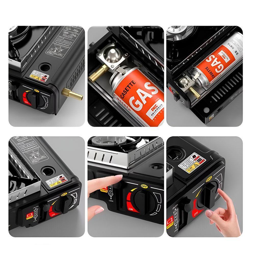 Mini Fogareiro A Gás Portátil Multiuso Acampamento - 5