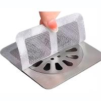 Kit Com 6 Filtros Adesivos Descartável Para Ralo Banheiro - 1