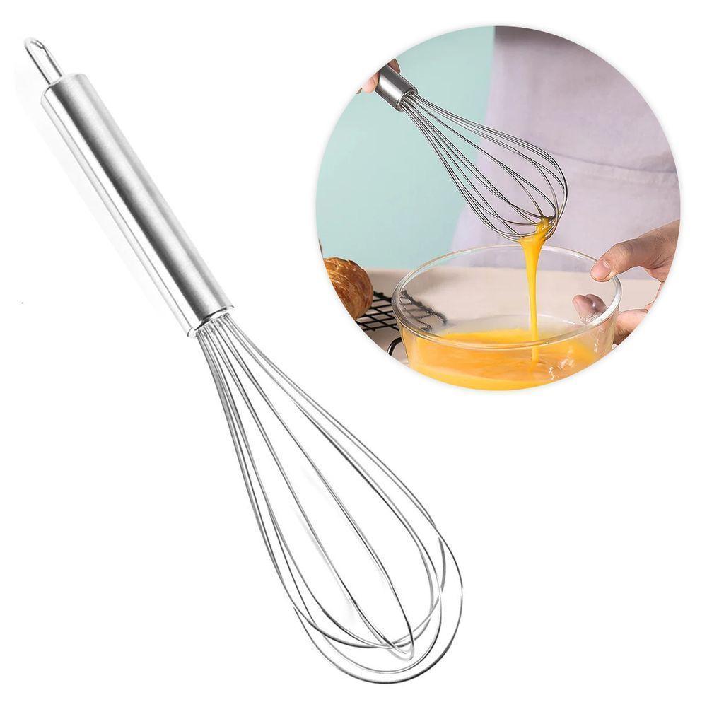 Fouet Batedor Fuê Manual Misturador Ovos Aço Inox - 2