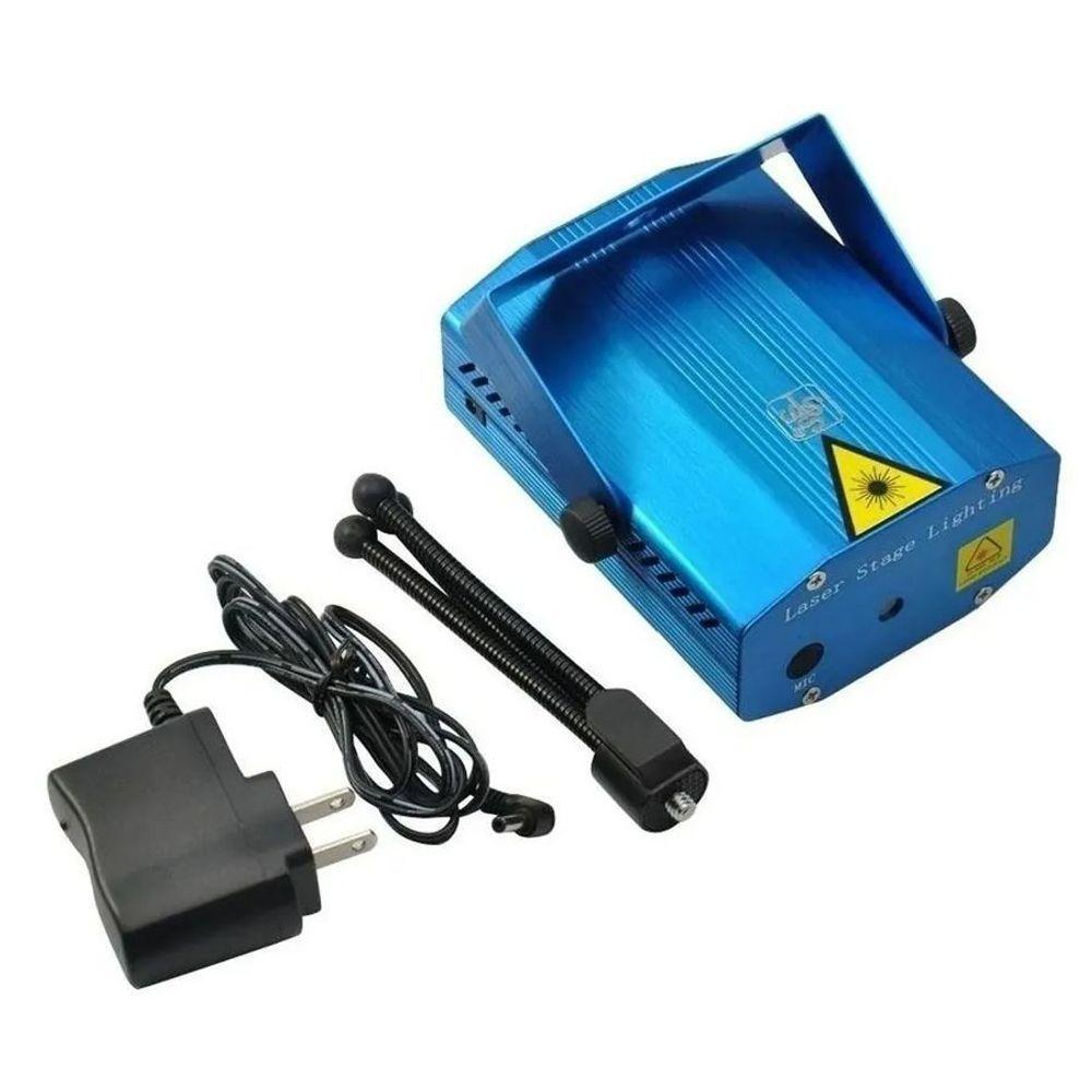 Mini Laser Led Projetor Raio Holográfico Dj Festa Balada - 3