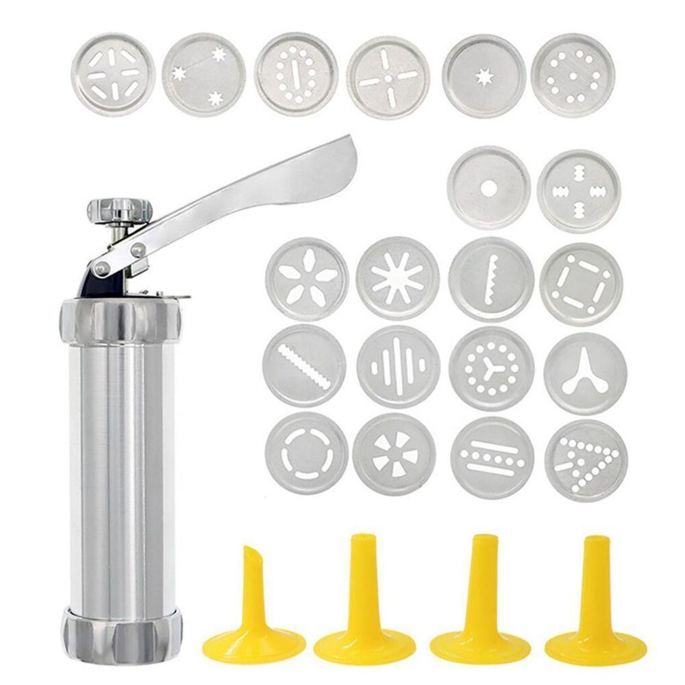 Maquina Modeladora Biscoito 4 Bicos 20 Formas De Bolacha Cookie - 1