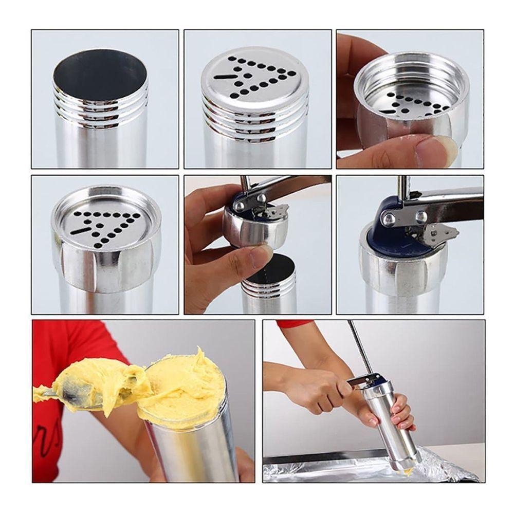 Maquina Modeladora Biscoito 4 Bicos 20 Formas De Bolacha Cookie - 4