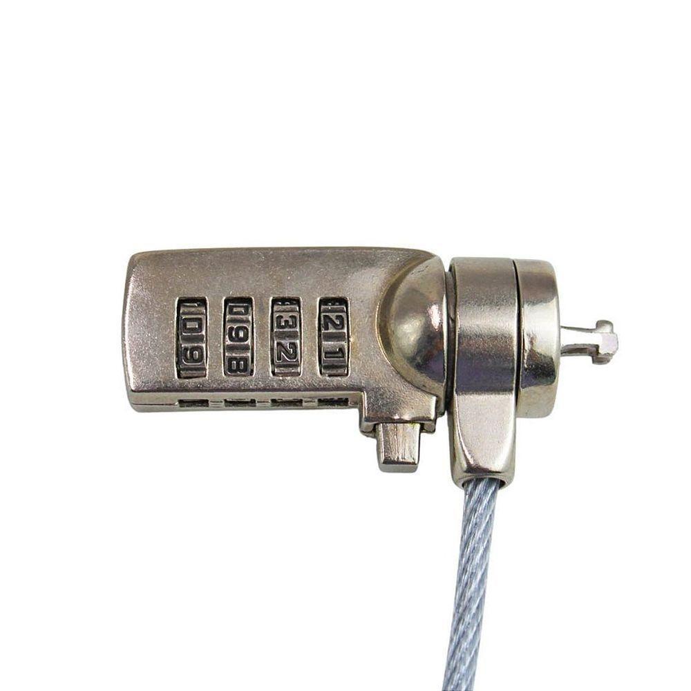 Trava De Segurança Notebook Pc Com Senha Cabo De Aço Segredo 4 Digitos - 1
