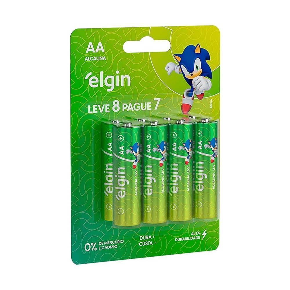 Pilha Alcalina AA Comum Pacote Pague 7 Leve 8 - 3