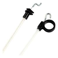 Cabo Acionamento Fechadura Pta Diant Esq Gol Parati Saveiro [f103] - 1