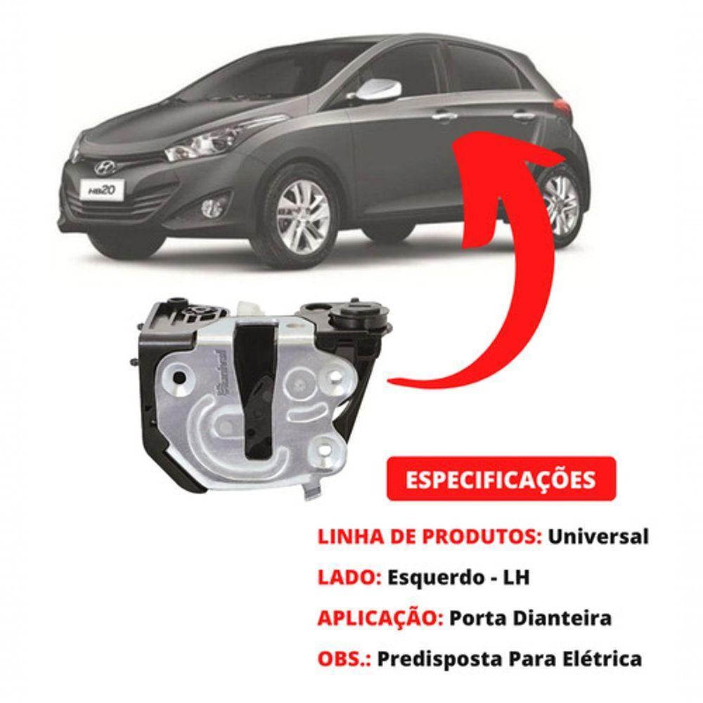 Fechadura Porta Diant Esquerda Hb20 Após 12 Hb20 S Após 13 [f103] - 2