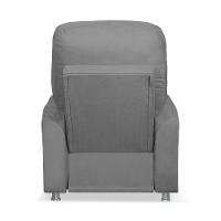 Poltrona Do Papai Reclinável Confortável Com Fibra Siliconada Cinza - 4