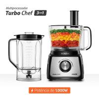 Multiprocessador Turbo Chef 3 Em 1 Mondial Preto 1000W MPN-02-BE 110V - 3