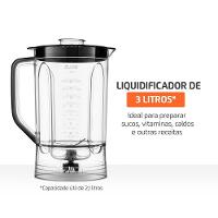 Multiprocessador Turbo Chef 3 Em 1 Mondial Preto 1000W MPN-02-BE 110V - 6