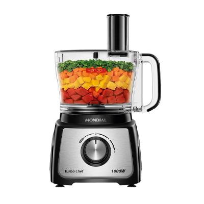 Multiprocessador Mondial MPN-02-BE 3 em 1 2 Velocidades 1000W Preto 220V