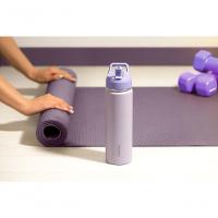 Garrafa Térmica Tramontina Aço Revestido Lilás Com Canudo 650ml - 2