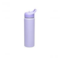 Garrafa Térmica Tramontina Aço Revestido Lilás Com Canudo 650ml - 3