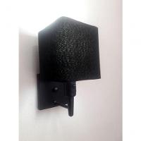 Arandela Quadrada Md-2019 Preto C- Inter Liga E Desl Cúpula Em Tecido Preto - Bivolt - 3