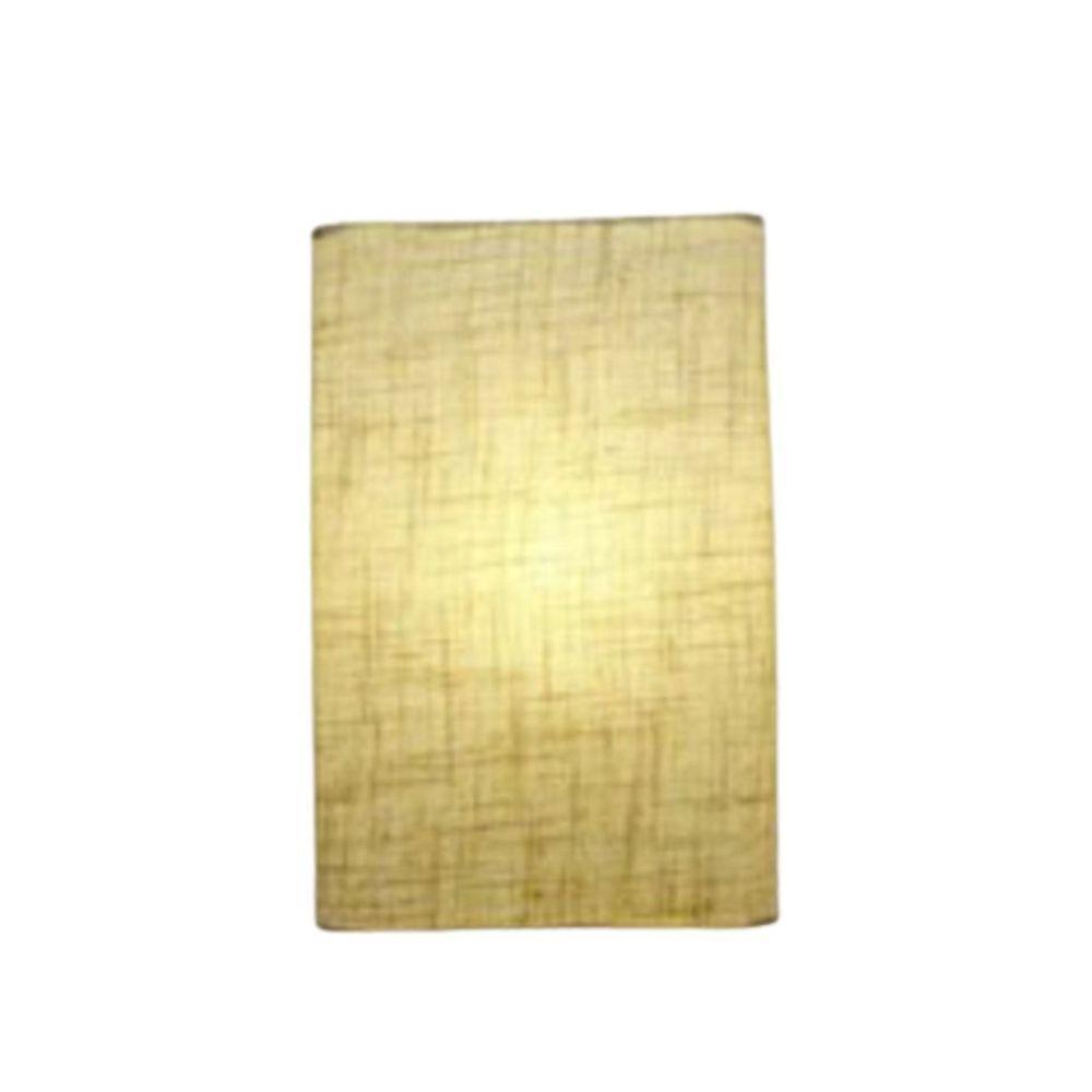 Arandela Retangular Retro Md-2029 Cúpula Em Tecido 18x10x30cm Rustico Bege - Bivolt - 3