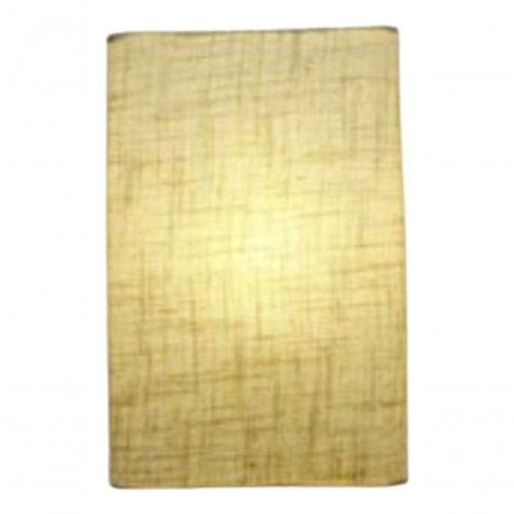 Arandela Retangular Retro Md-2029 Cúpula Em Tecido 18x10x30cm Rustico Bege - Bivolt - 6