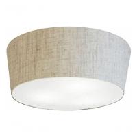 Plafon Cone Md-3003 Cúpula Em Tecido 12/40x35cm Rústico Bege - Bivolt - 3