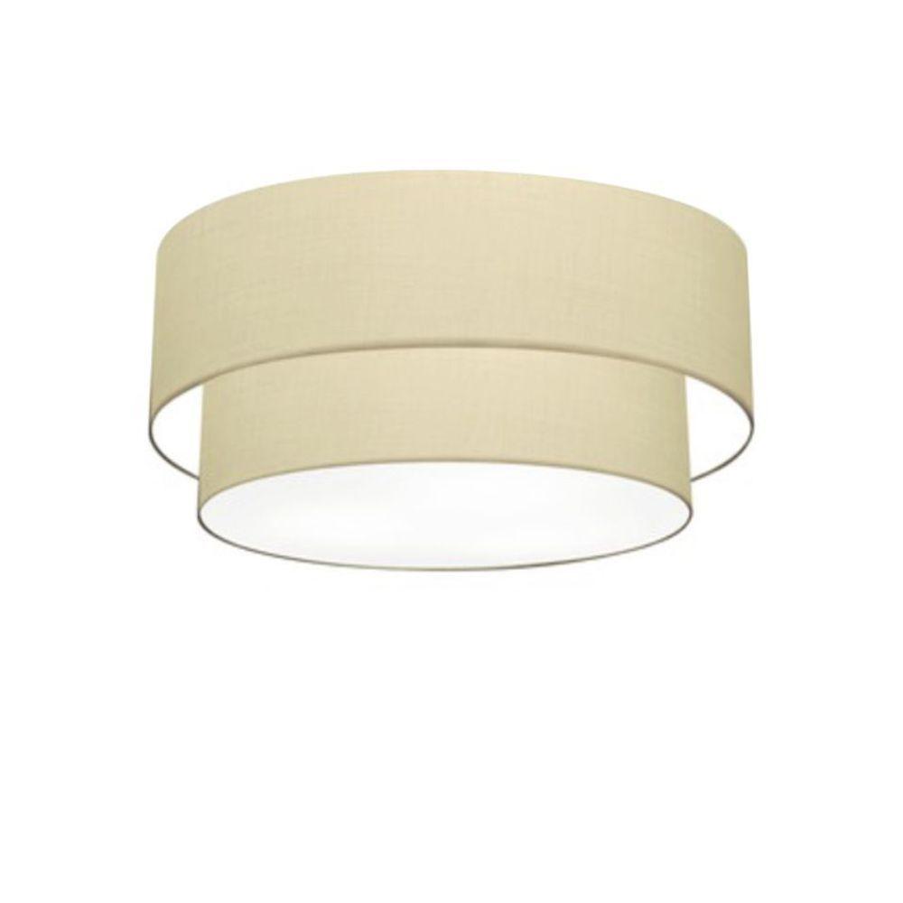 Plafon Para Banheiro Cilíndrico Sb-3062 Cúpula Cor Algodão Crú - 1