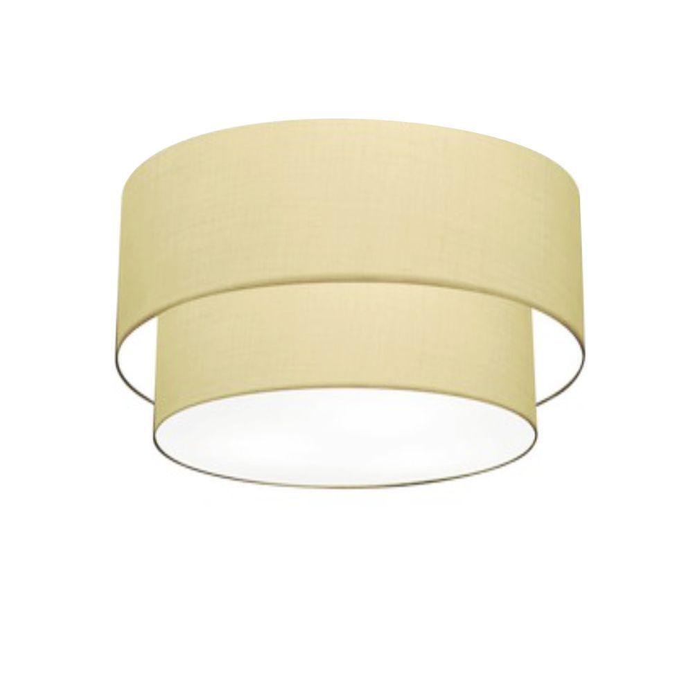 Plafon Para Banheiro Cilíndrico Sb-3045 Cúpula Cor Algodão Crú - 1
