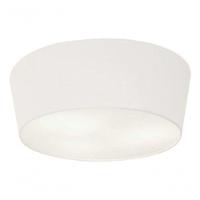Plafon Cone Md-3003 Cúpula Em Tecido 12/40x35cm Branco - Bivolt - 3