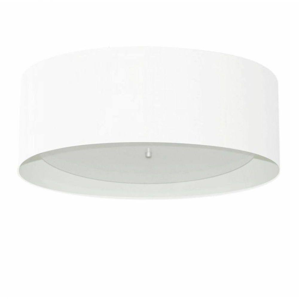 Plafon Para Sala De Estar Cilíndrico Se-3008 Cúpula Cor Branco - 1