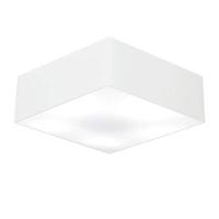 Plafon Para Sala Quadrado Sl-3051 Cúpula Cor Branco - 1
