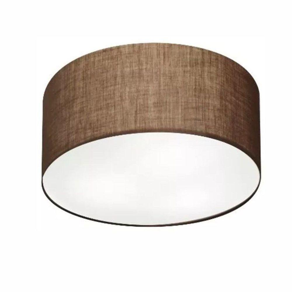 Plafon Para Sala Cilíndrico Sl-3047 Cúpula Cor Café - 1