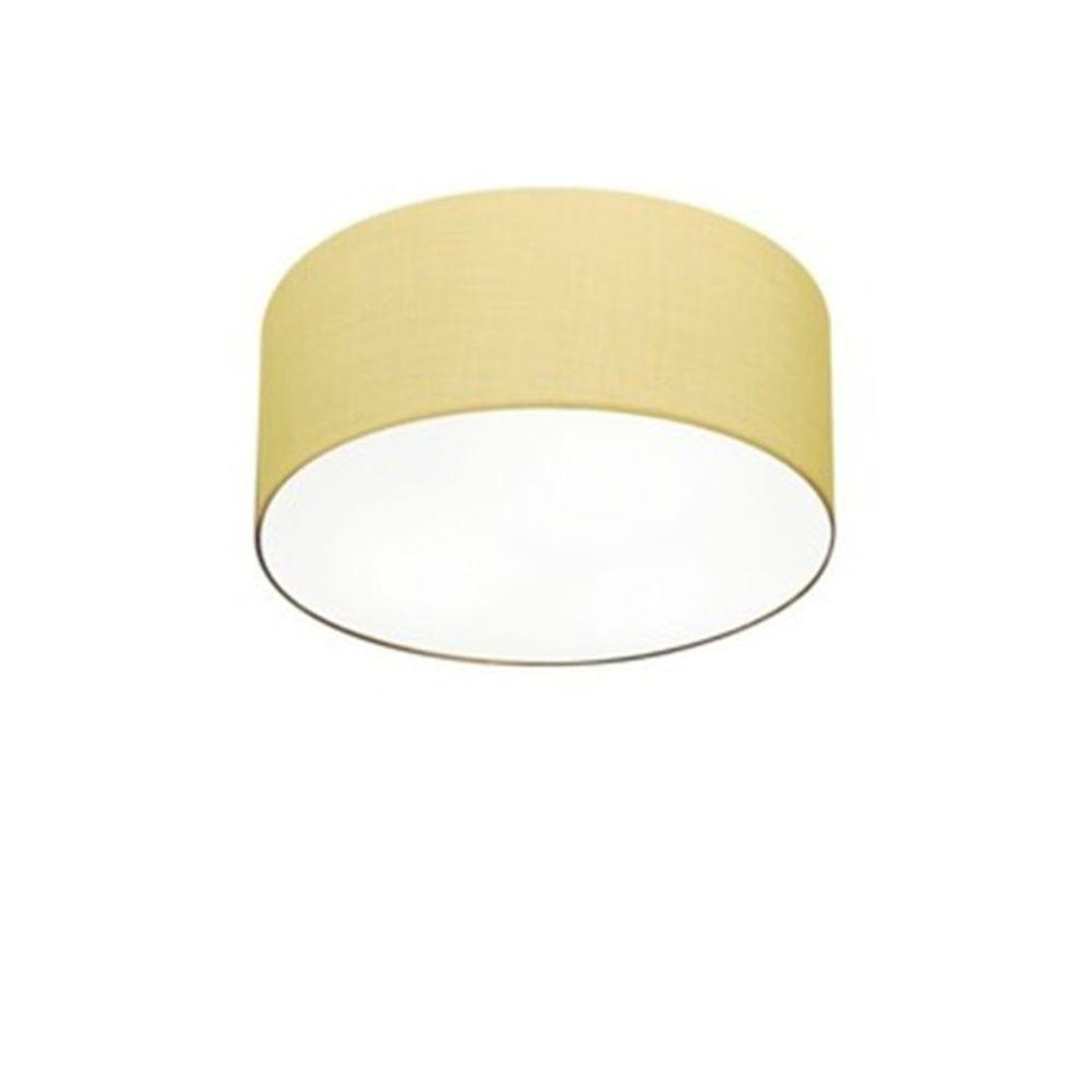 Plafon Para Sala Cilíndrico Sl-3010 Cúpula Cor Algodão Crú - 1