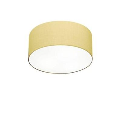 Plafon Para Sala Cilíndrico Sl-3010 Cúpula Cor Algodão Crú