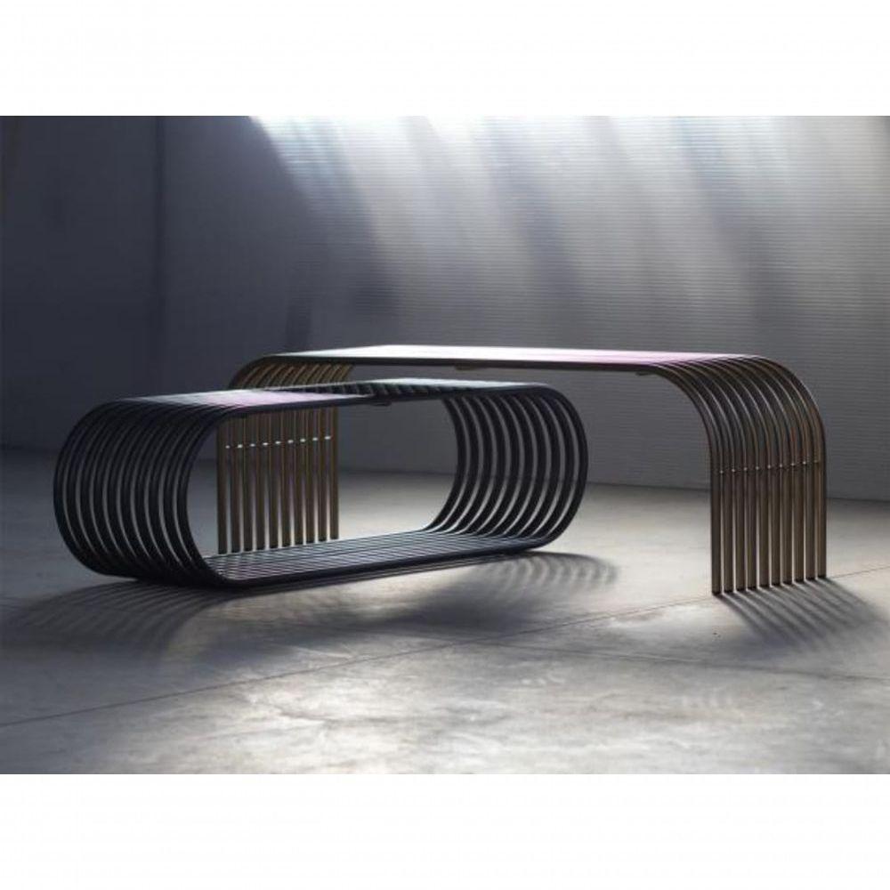 Banco E Mesa De Centro Tubular Personalizada - 2