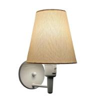 Plafon Quadrado Vivare Md-3001 Cúpula Em Tecido 12/35x35cm - Bivolt Branco-algodão-crú 110v/220v - 1