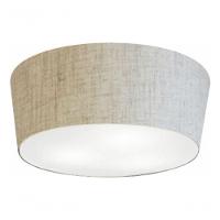 Plafon Cone Vivare Md-3003 Cúpula Em Tecido 12/40x35cm - Bivolt Rustico-bege 127/220v - 3