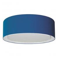 Plafon Cilíndrico Duplo Vivare Md-3038 Cúpula Em Tecido 80x30cm - Bivolt Azul-marinho 127/220v - 4