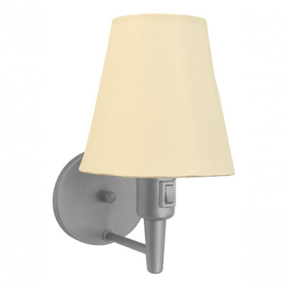 Plafon Quadrado Vivare Md-3052 Cúpula Em Tecido 15/60x60cm - Bivolt Rustico-bege 127/220v - 5