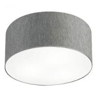 Plafon Cilíndrico Vivare Md-3048 Cúpula Em Tecido 50x21cm - Bivolt Rustico-cinza 127/220v - 4