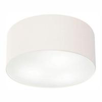 Plafon Cilíndrico Vivare Md-3055 Cúpula Em Tecido 80x21cm - Bivolt Branco 127/220v - 1